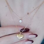 Αλυσίδα διπλή με καρδιά