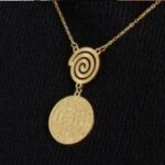 Κολιέ Swirl σε ασημί