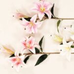 Διακοσμητικό κλαδί λίλιουμ real touch