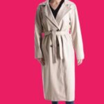 Γυναικεία καπαρντίνα δερματίνη με κουμπιά