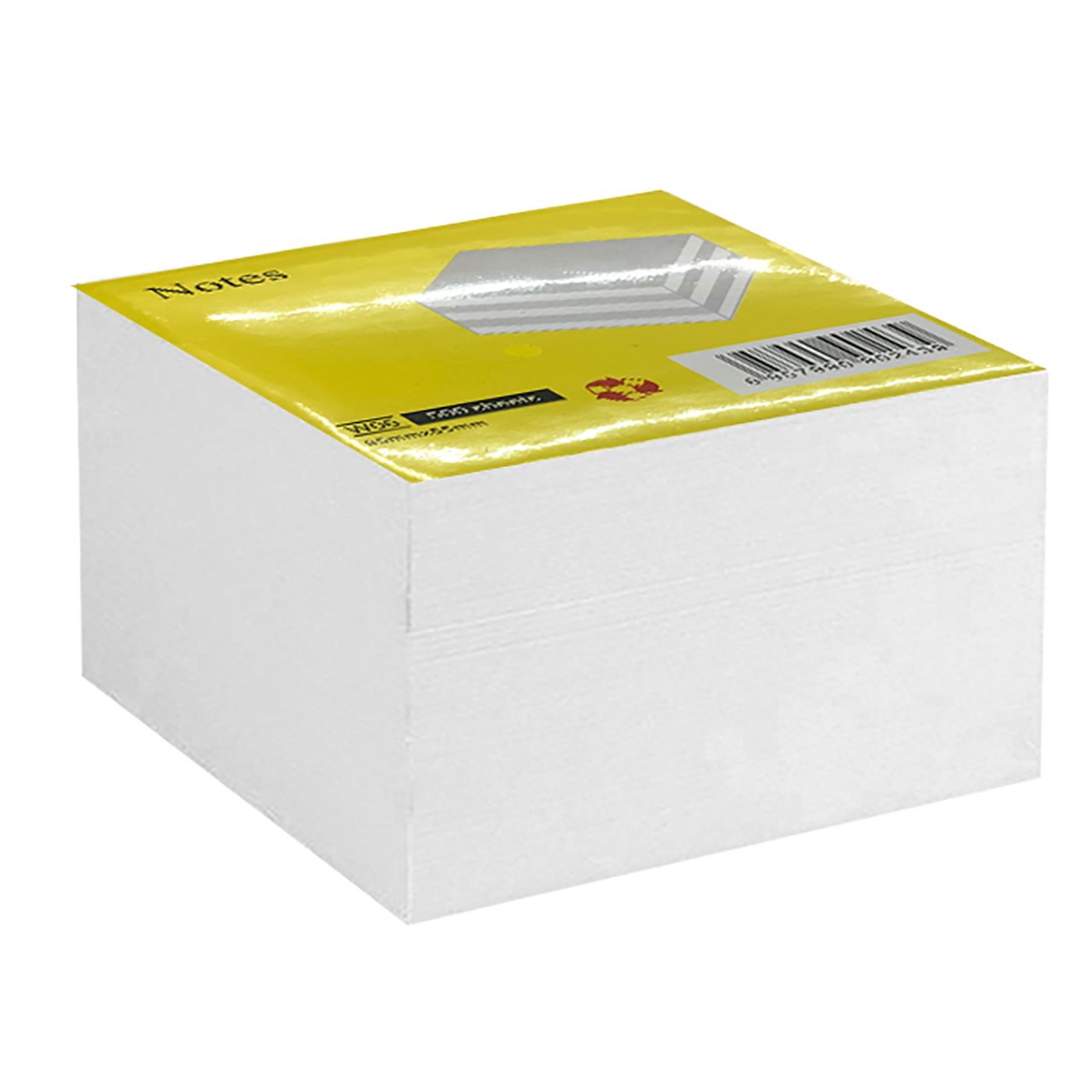 18-57 Κύβος Λευκός πακ=500χαρτακια 9x9cm