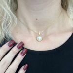 Αλυσίδα με κρεμαστή πέρλα